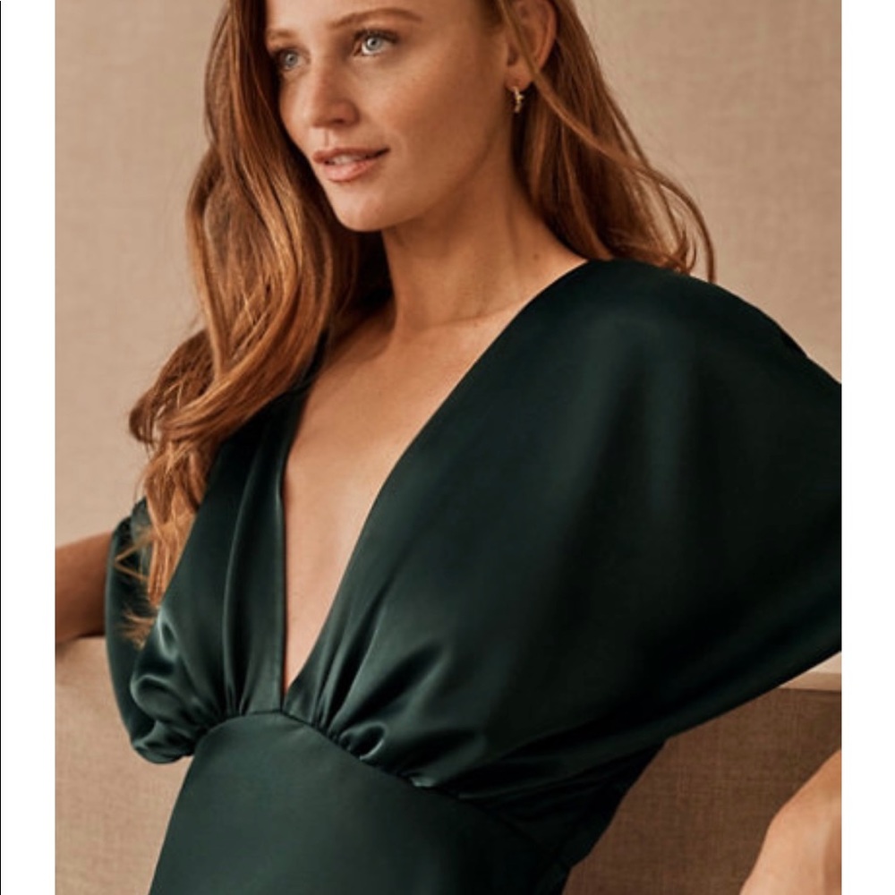 Leila Maxi Dress Dark Emerald